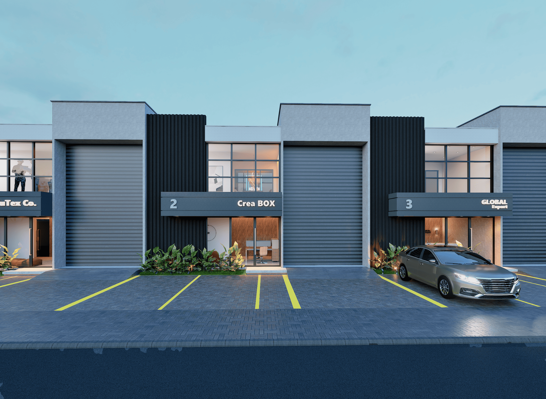 Detalle modelo PRO — unidades 2 Crea BOX y 3 GLOBAL Export